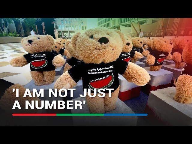 Thousands of teddy bears displayed in Qatar pay tribute to children killed in Gaza | ABS-CBN News