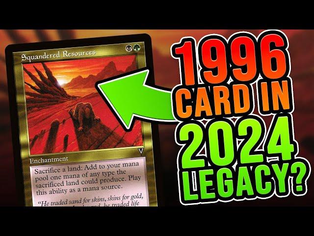 1996 card in 2024 Legacy? Squandered Resources + Beseech the Mirror Storm | Magic: The Gathering MTG