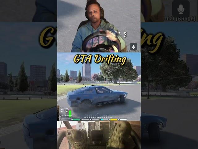 Gta 5 on wheel #gta #gta5 #gtaonline #simdrifting #drifting #shorts #gaming