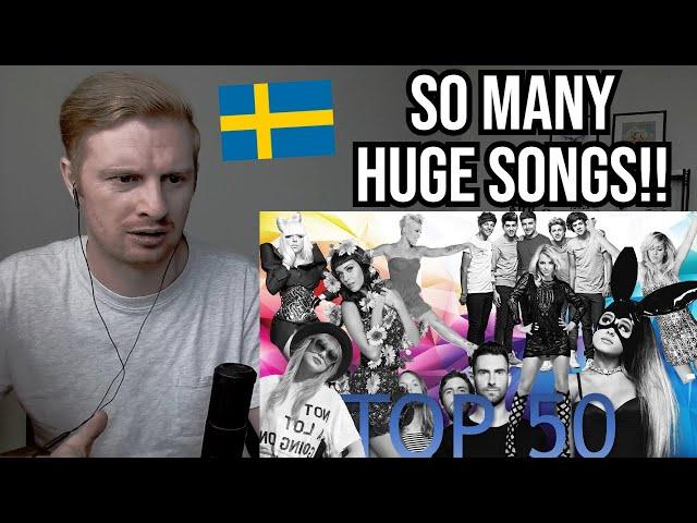 Reaction To Top 50 Songs Written by Swedish Songwriters & Producers!