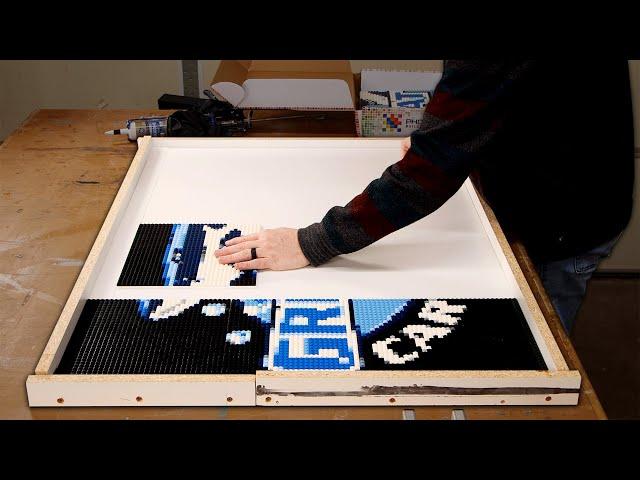 Encasing and Framing a LEGO LOGO