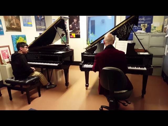 Pianominion had a private lesson from Chair Piano Unit Sydney Conservatorium of Music