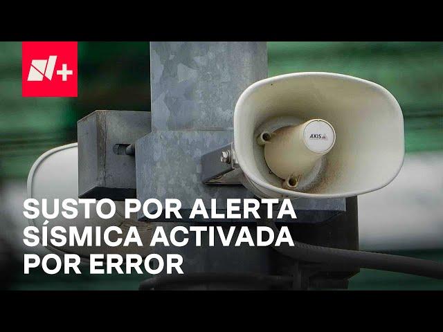 Tensión y nerviosismo tras error en alerta sísmica en CDMX - En Punto