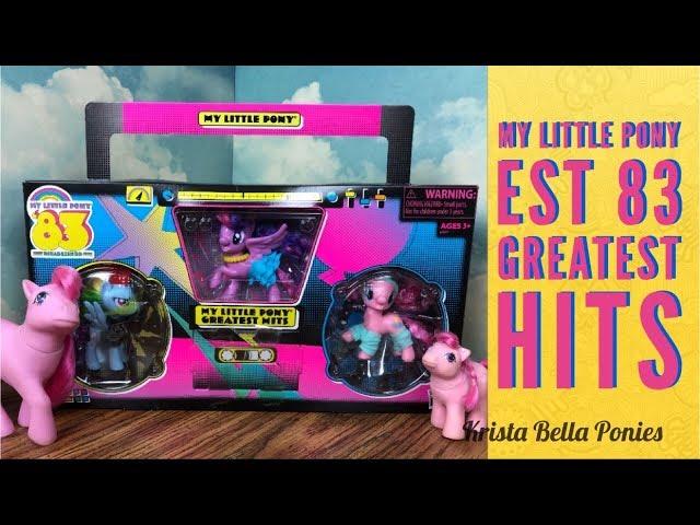 MY LITTLE PONY ESTABLISHED IN 1983 GREATEST HITS SET (SDCC EXCLUSIVE 2018)