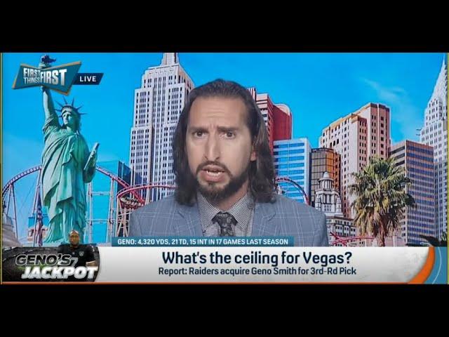 FIRST THINGS FIRST | Nick Wright SHOCKED, Las Vegas Raiders Can Be A TOP TEAM In The AFC | NFL