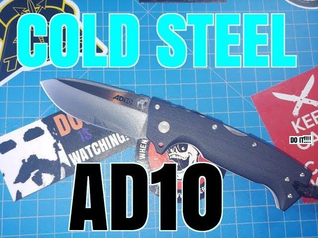 COLD STEEL AD10 Knife Review: 95% Of One Hundred For 13% Cost!!!