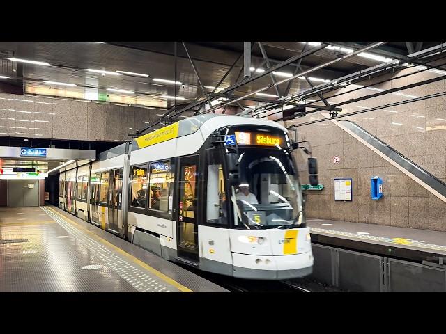 Trams and Premetro system in Antwerp, Belgium  | 2024