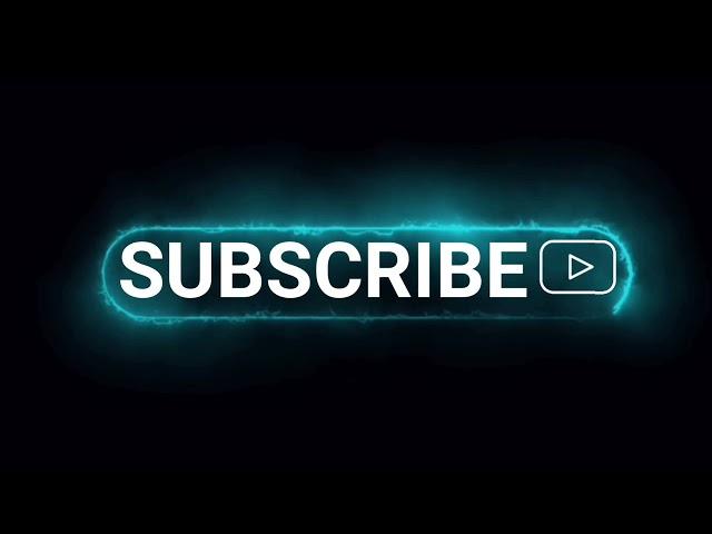 Subscribe |Black Screen | Animated