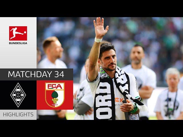 Stindl Farewell With A Win | Borussia M'gladbach - FC Augsburg | Highlights | MD 34 Bundesliga 22/23