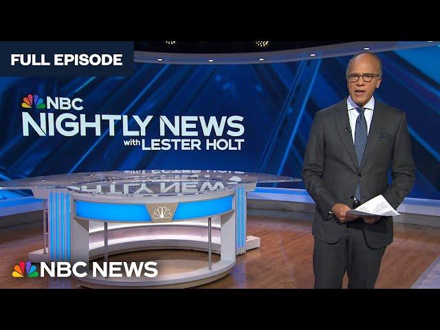 Nightly News Full Broadcast - Nov. 1