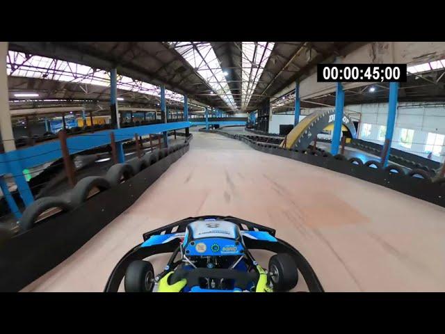 New TeamSport Warrington Hot Lap! (Shorter Track With Electric Karts) 53.055