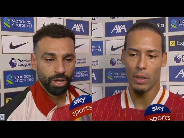 Liverpool 2-0 Man City: Salah & Van Dijk Post-Match Interview