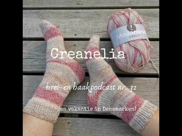 Creanelia brei- en haakpodcast nr. 32 (NL) | Ash slipover v-nek van Caidree en breien in Denemarken.