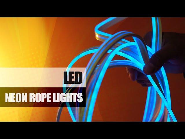 Overview & DEMO: Neon Rope Lights, Flexible Led Rope Lights Control with App/Remote, Multiple Modes