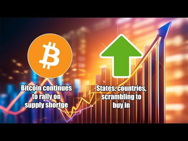 Bitcoin soars on supply shortge. States, countries scramble to buy Bitcoin. Pacers PWN Knicks