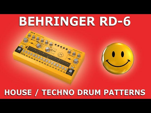 HOUSE / TECHNO Patterns and Samples for BEHRINGER RD6