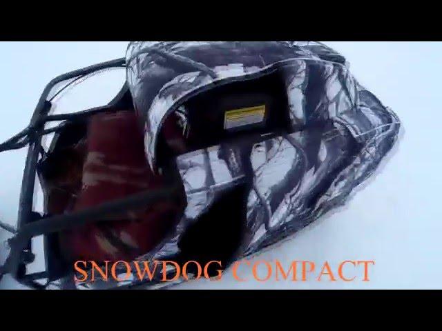 Мотособака   "SNOWDOG COMPACT" / мотобуксировщик / балтмоторс / краткий обзор