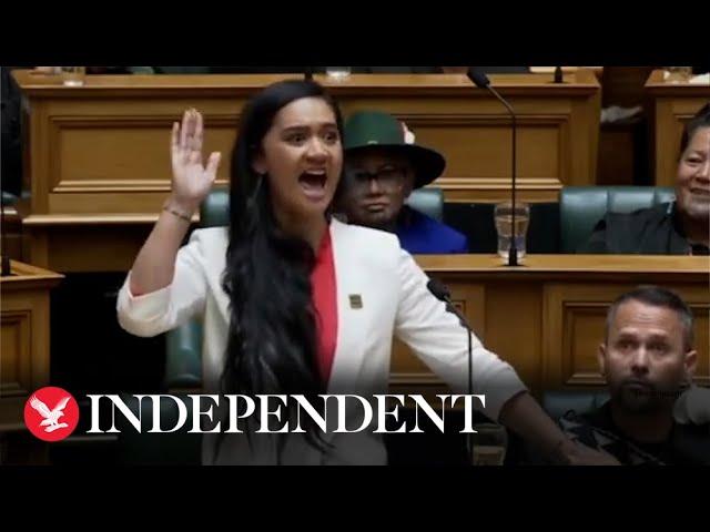 New Zealand MP performs haka in powerful maiden speech, resurfaced video shows