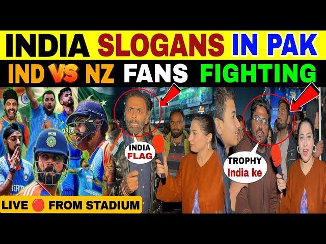 INDIAN FLAG  AND SLOGANS BOTH IN PAK STADIUM ?| SHAILA KHAN LIVE 