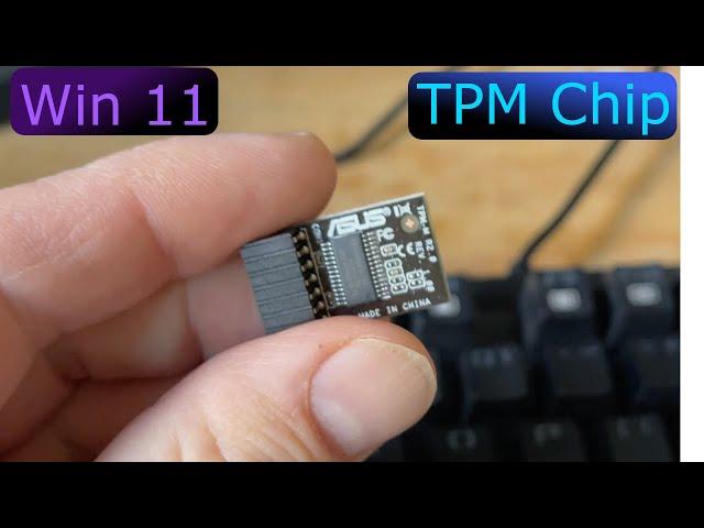 Asus TPM Chip for Windows 11 Install