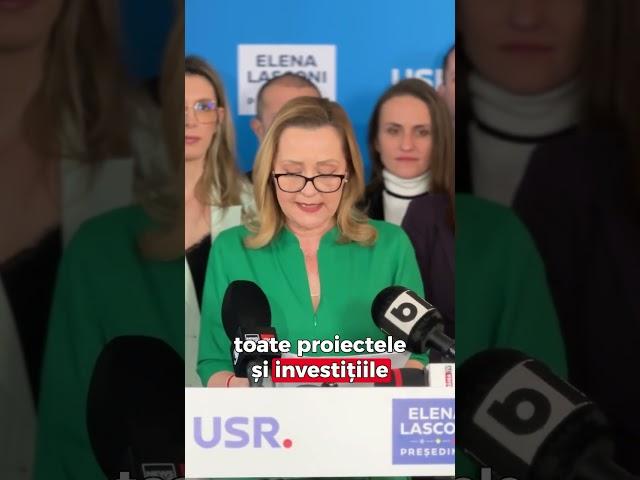 Ce va face Elena Lasconi în primele 100 de zile la Cotroceni.