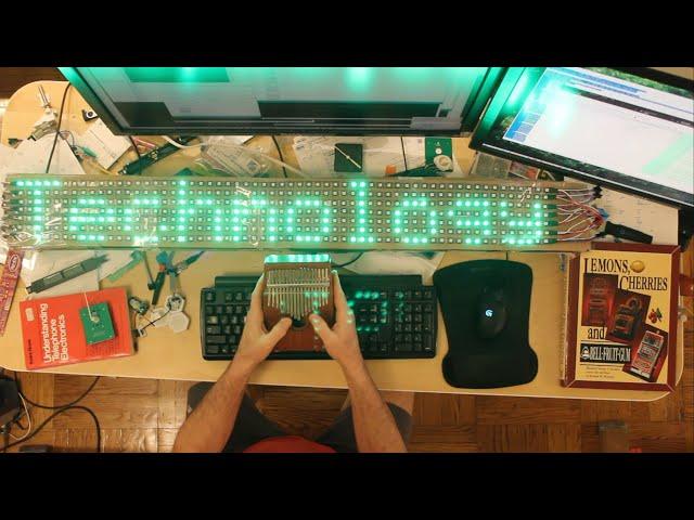 Arduino Live Ticker Tape Demo Reel