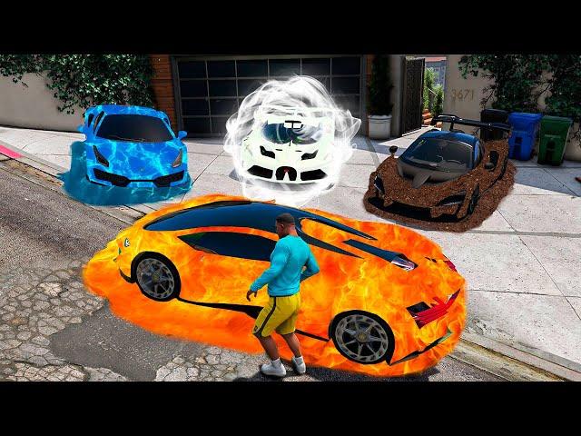 ROUBANDO CARROS DE ELEMENTOS SECRETOS NO GTA 5!!!