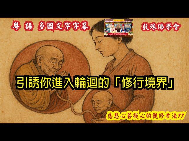 引誘你進入輪迴的「修行境界」 (粵語中文字幕) 77慈悲心與菩提心的觀修方法 啤嗎哈尊金剛上師 敦珠佛學會