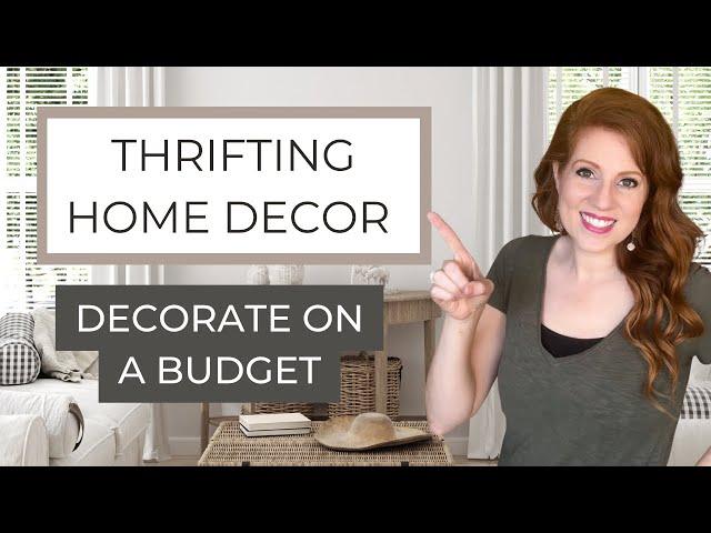  DECORATE ON A BUDGET • THRIFT WITH ME • HOME DECORATING IDEAS • DECOR HAUL #homedecor #thrifting