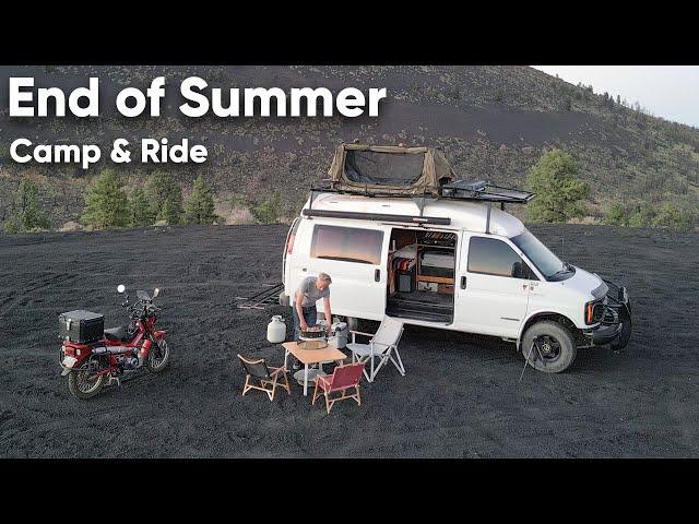 Van Life with a Tiny Motorcycle | Flagstaff & Sedona