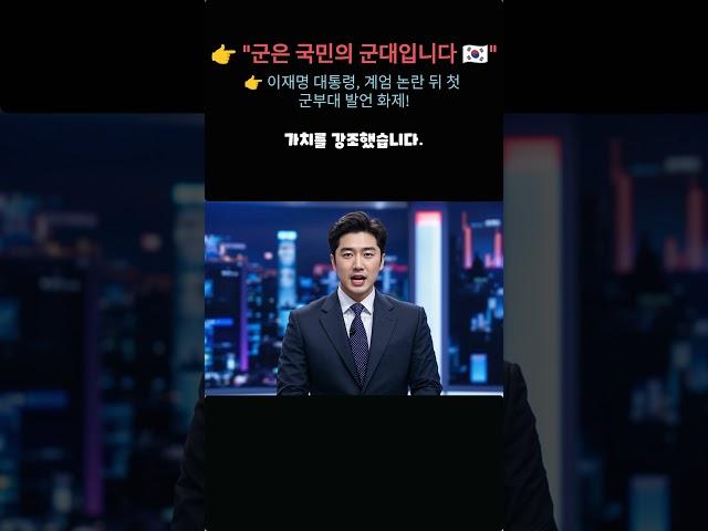 “군은 국민의 군대입니다”  이재명 대통령, 계엄 논란 뒤 첫 군부대 방문 발언 화제!