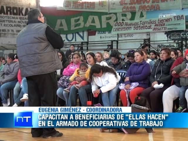 Medios Provincia - Capacitan a beneficiarias del programa "Ellas hacen"