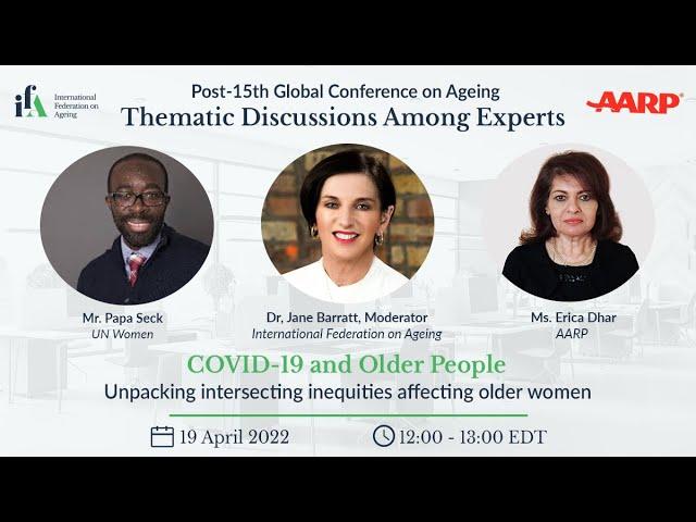 COVID-19 and Older People | Unpacking intersecting inequities affecting older women
