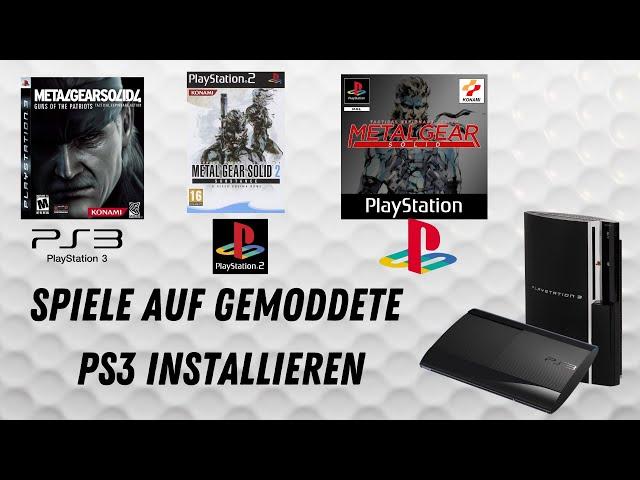 PS3, PS2 & PSX Games auf PS3 CFW/HEN Installieren