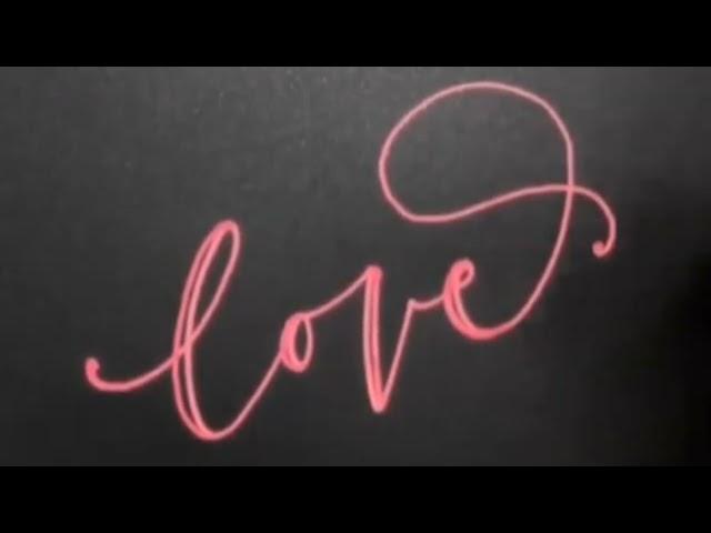 Love Letter Calligraphy |  Calligraphy  Hand Lettering | shans Writing |