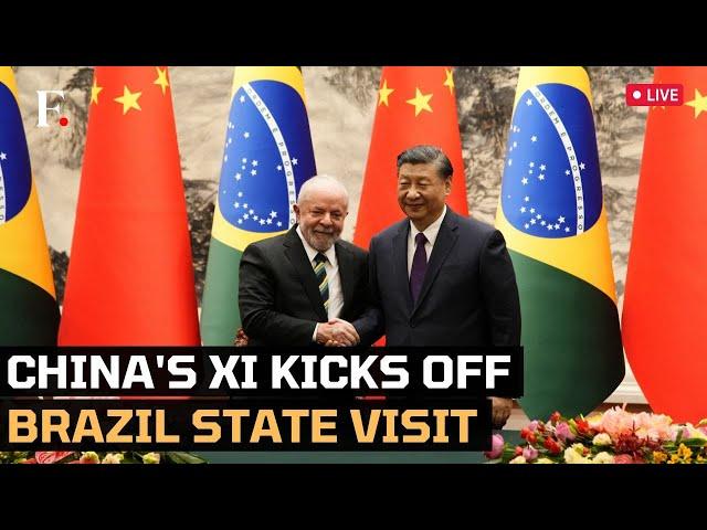 LIVE: Chinese President Xi Jinping Begins State Visit in Brasilia, Meets President Lula