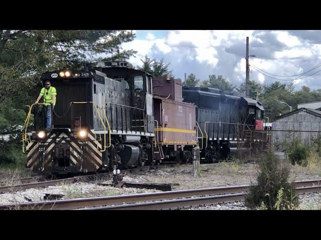 Locomotives Play Musical Train Engines; Caboose, MP15 Switcher Locomotive, Rare Locomotives In Use!