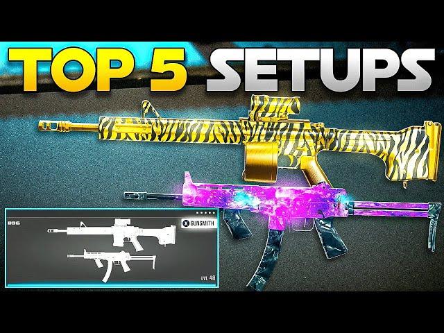 *NEW* TOP 5 META LOADOUTS after UPDATE! (Warzone Meta Loadouts) BO6