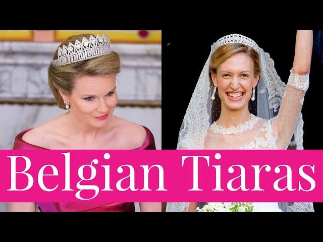 All the Tiaras Within the Belgian Royal Family, Including the Nine Provinces Tiara! Queen Mathilde