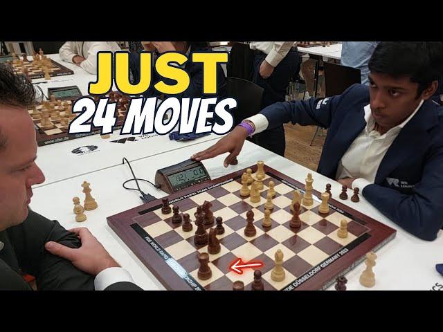 Praggnanandhaa Just needs 24 Moves