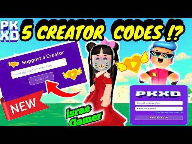 PK XD NEW CREATOR SUPPORT CODE FEATUREAND 5 NEW CODES!!