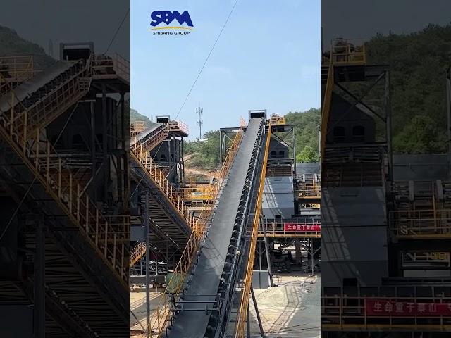 1100 t/h stone crushing project site  #sbmcrusher #aggregate #crusher #mineral #crushingplant