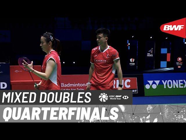 YONEX French Open 2024 | Zheng/Huang (CHN) [1] vs. Puavaranukroh/Taerattanachai (THA) [6] | QF