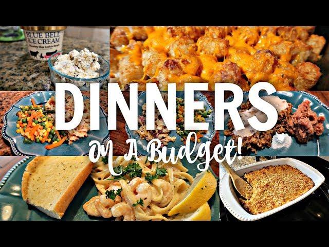 DINNERS ON A BUDGET! | Seafood Pasta, Taco Rice & Chocolate Cookie Dough Ice Cream!