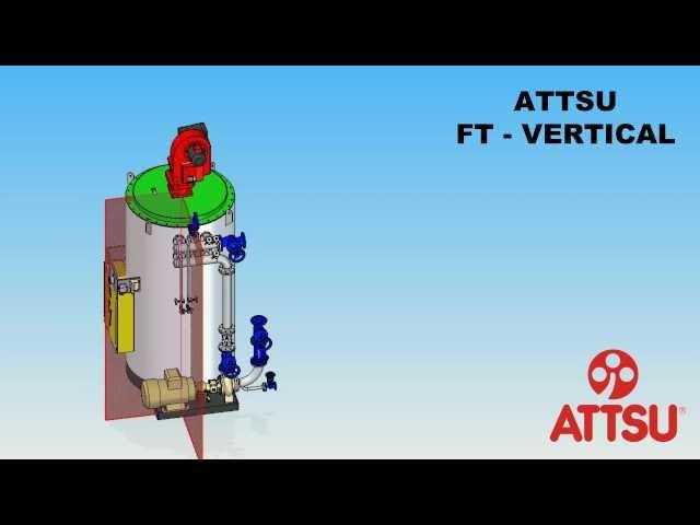 ATTSU FT-Vertical - Caldera de aceite térmico - Thermal oil boiler