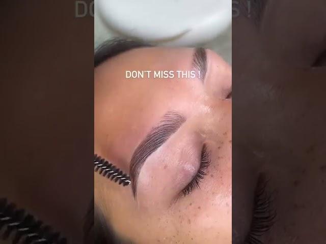 We’ve got the perfect solution that goes beyond just makeup: Brow Lamination + Hybrid Dye
