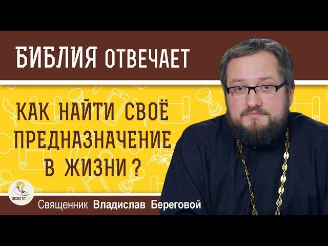 Как найти своё ПРЕДНАЗНАЧЕНИЕ в жизни ?   Священник Владислав Береговой