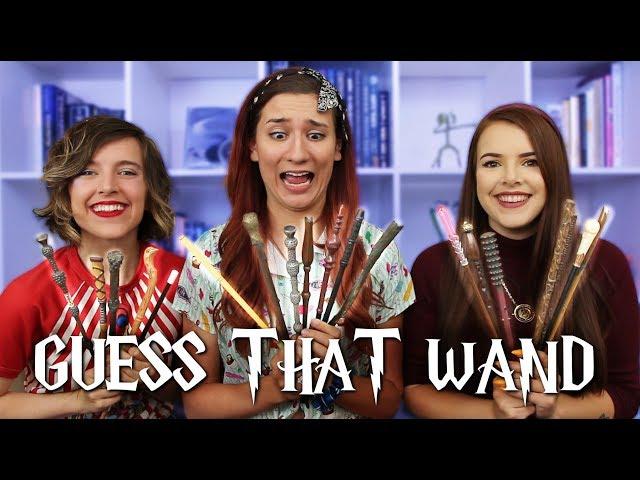 Blind Harry Potter WAND Challenge! ft. Cherry Wallis and Tessa Netting