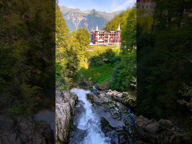 The best Swiss nature: Giessbachfalls #europetravel #switzerland #waterfall