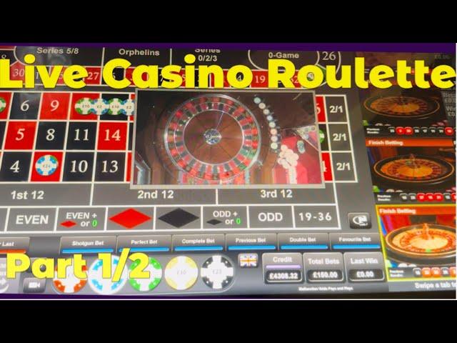 Casino Roulette Part 1/2: £5,000 in, Live wheel action on an electronic terminal + a little slotting